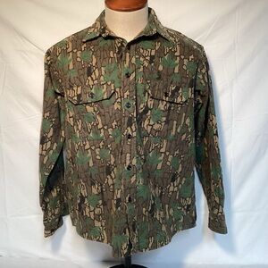 Winchester Vintage Camouflage Shirt Jacket Men’s Size Large made in USA